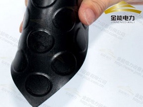 圓凸點防滑絕緣橡膠墊，